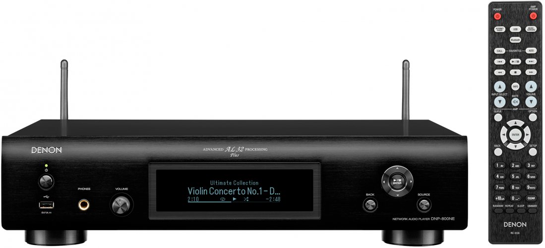 Denon DNP-800NE (Black) с пультом д.у.